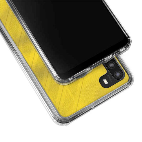 Sweden Soccer Flag Galaxy A21 Clear Case